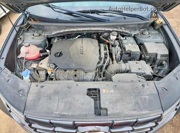 5NMJBCAE1NH024745 2022 HYUNDAI TUCSON Gray Vista del compartimento del motor