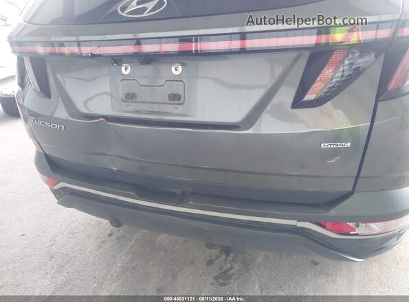 5NMJBCAE1NH136459 2022 HYUNDAI TUCSON Gray Սալոնի հետևի տեսք