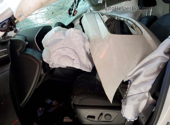 5NMJBCAE2NH155151 2022 HYUNDAI TUCSON White Вид салону спереду
