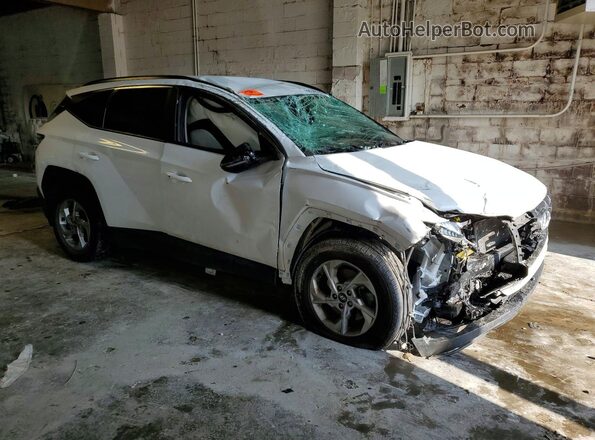 5NMJBCAE2NH155151 2022 HYUNDAI TUCSON White Delantero derecho