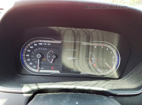 5NMJBCAE2PH240316 2023 HYUNDAI TUCSON Red Vista del cuadro de instrumentos