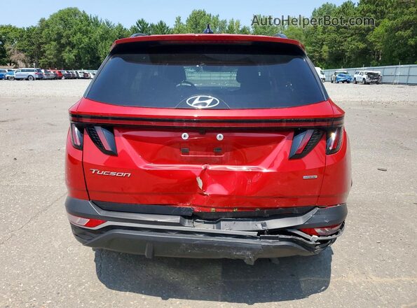 5NMJBCAE2PH240316 2023 HYUNDAI TUCSON Red Vista trasera