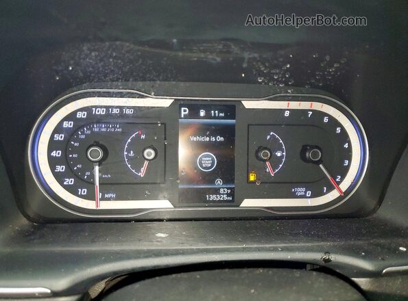 5NMJBCAE5PH217631 2023 HYUNDAI TUCSON Red Vista del cuadro de instrumentos