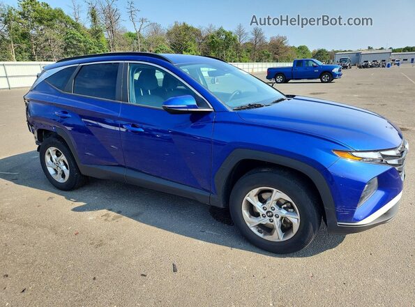 5NMJBCAE5PH291003 2023 HYUNDAI TUCSON Синий Передняя правая четверть