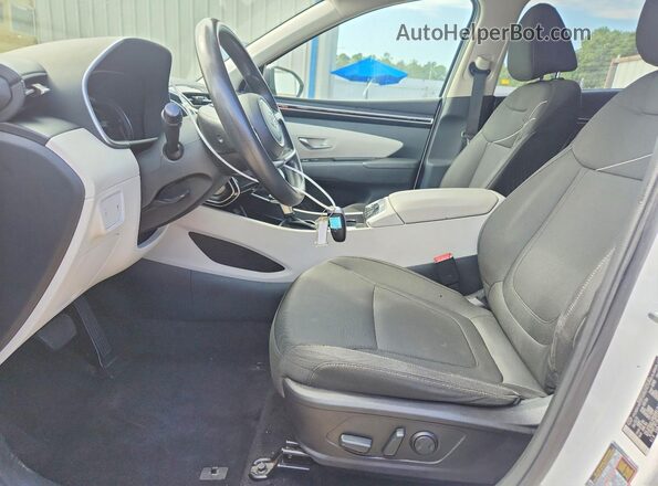 5NMJBCAE6NH031495 2022 HYUNDAI TUCSON White Widok wnętrza z przodu