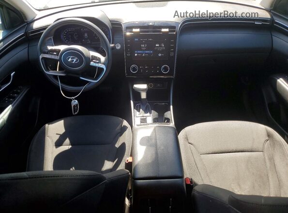5NMJBCAE6NH116756 2022 HYUNDAI TUCSON Silver Widok deski rozdzielczej