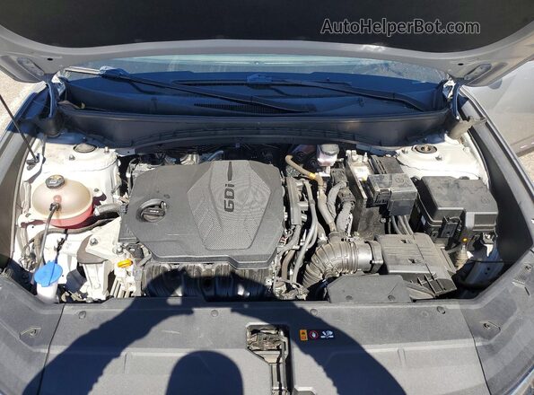 5NMJBCAE6NH116756 2022 HYUNDAI TUCSON Silver Widok komory silnika