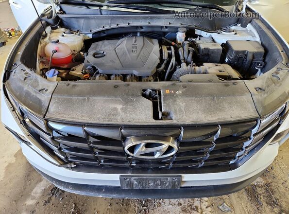 5NMJBCAE6NH155251 2022 HYUNDAI TUCSON White ძრავის განყოფილების ხედი