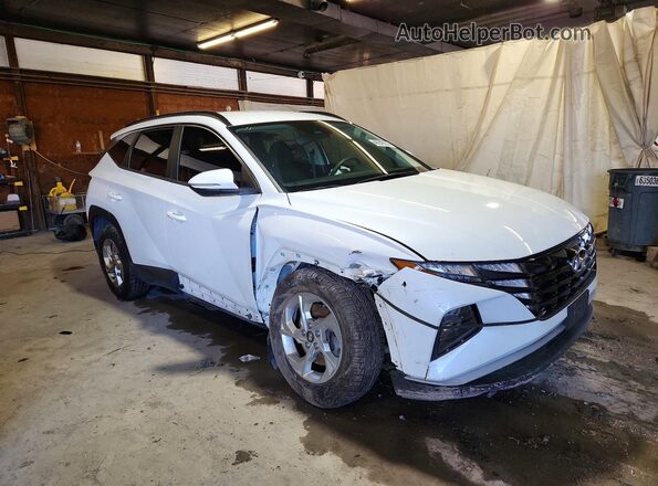 5NMJBCAE6NH155251 2022 HYUNDAI TUCSON White წინა მარჯვენა