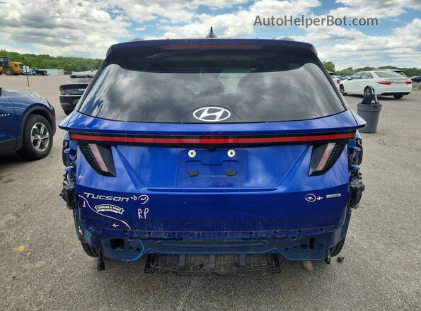 5NMJBCAE6PH174403 2023 HYUNDAI TUCSON Blue Вид ззаду