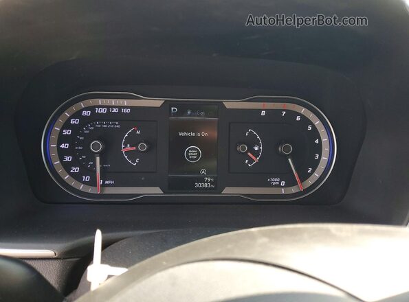 5NMJBCAE7NH091222 2022 HYUNDAI TUCSON White Սարքավորումների վահանակի տեսք