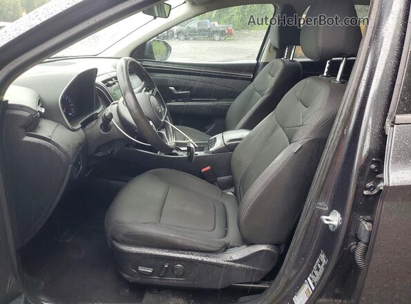 5NMJBCAE8NH054129 2022 HYUNDAI TUCSON Black Widok wnętrza z przodu