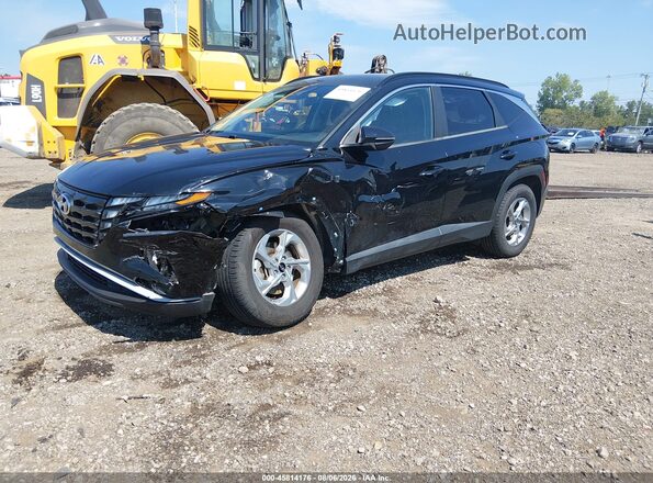 5NMJBCAE9NH034505 2022 HYUNDAI TUCSON Черный Передняя левая четверть