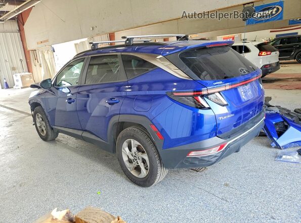 5NMJBCAEXNH101015 2022 HYUNDAI TUCSON Blue Задня ліва чверть