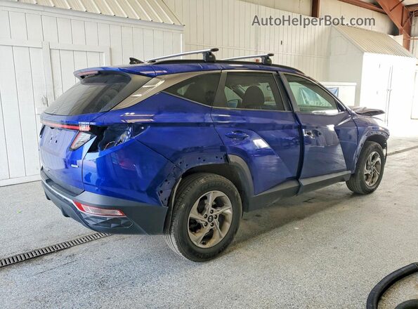 5NMJBCAEXNH101015 2022 HYUNDAI TUCSON Blue Задня права чверть
