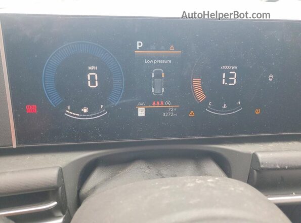 5NMJBCDE0TH703303 2026 HYUNDAI TUCSON Белый Вид щитка приборов