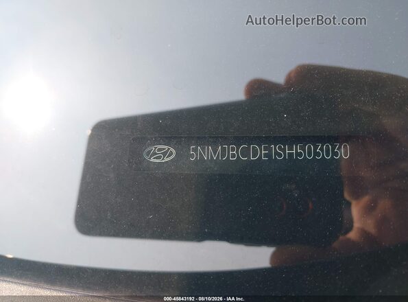 5NMJBCDE1SH503030 2025 HYUNDAI TUCSON Black Vista del compartimento del motor