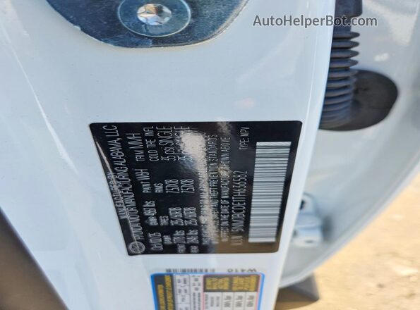5NMJBCDE1TH636582 2026 HYUNDAI TUCSON White Vista interior de 360 grados