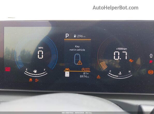 5NMJBCDE1TH692716 2026 HYUNDAI TUCSON Gray Vista de los asientos traseros