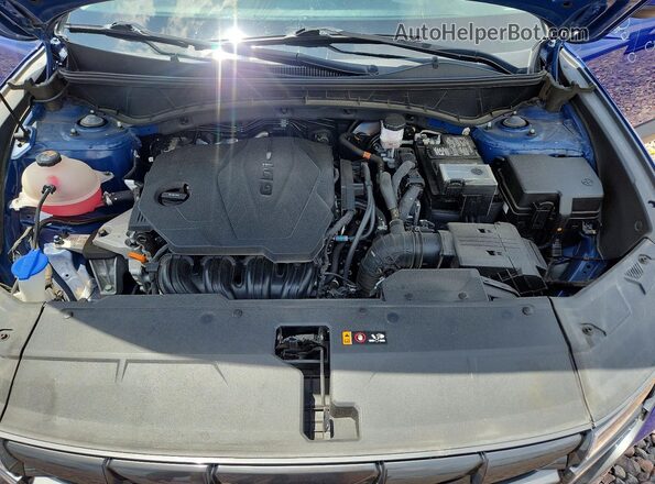 5NMJBCDE2RH327440 2024 HYUNDAI TUCSON Blue Սալոնի հետևի տեսք