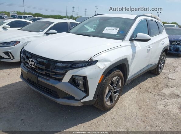 5NMJBCDE2TH654654 2026 HYUNDAI TUCSON White Vista tres cuartos delantera izquierda