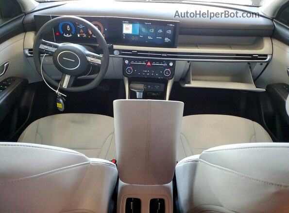 5NMJBCDE4SH602604 2025 HYUNDAI TUCSON Gray Առջևի վահանակի տեսք