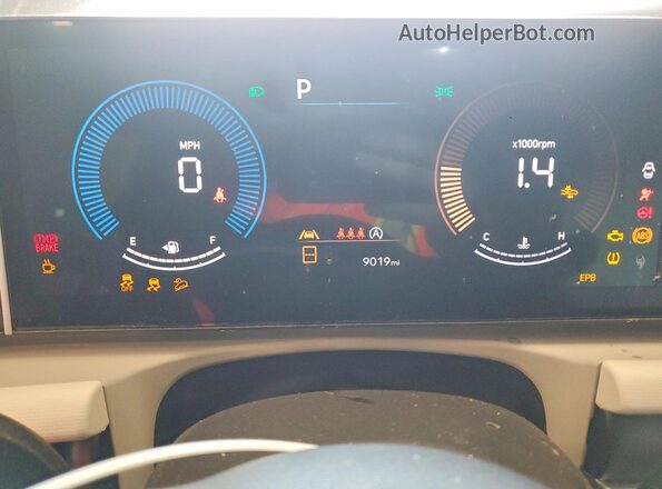 5NMJBCDE4SH602604 2025 HYUNDAI TUCSON Gray Սարքավորումների վահանակի տեսք