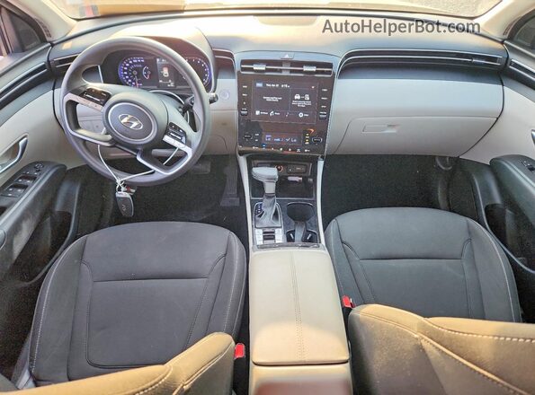 5NMJBCDE5RH354955 2024 HYUNDAI TUCSON Blue Dashboard view