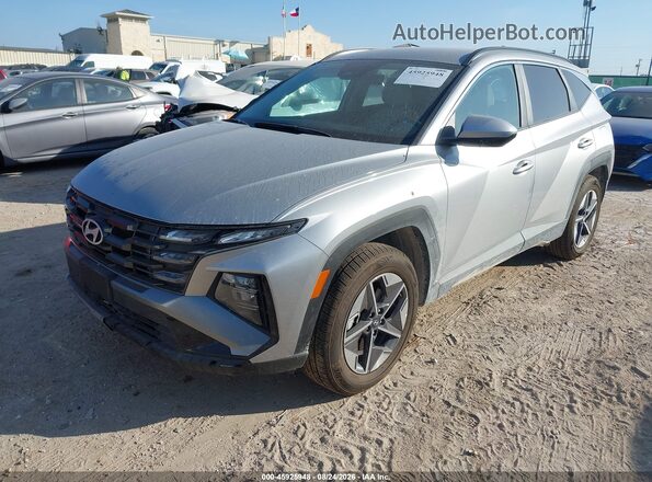 5NMJBCDE5SH545670 2025 HYUNDAI TUCSON Gray წინა მარცხენა ხედი სამი მეოთხედიდან