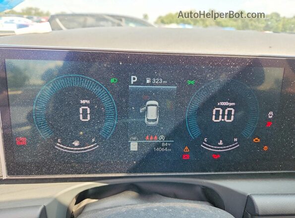 5NMJBCDE8TH609198 2026 HYUNDAI TUCSON White Вид щитка приладів
