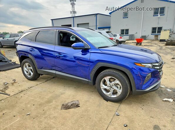 5NMJBCDEXRH320672 2024 HYUNDAI TUCSON Blue Przód prawy