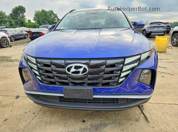 5NMJBCDEXRH320672 2024 HYUNDAI TUCSON Blue Widok z przodu