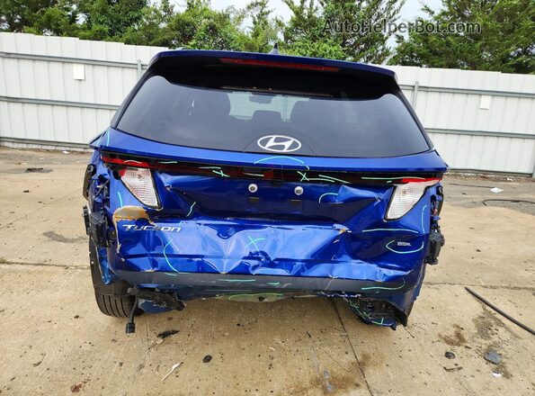 5NMJBCDEXRH320672 2024 HYUNDAI TUCSON Blue Widok z tyłu