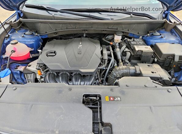 5NMJBCDEXRH320672 2024 HYUNDAI TUCSON Blue Widok wnętrza z tyłu