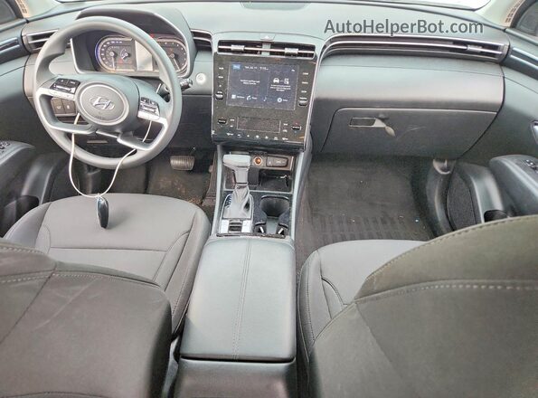 5NMJBCDEXRH320672 2024 HYUNDAI TUCSON Blue Widok deski rozdzielczej