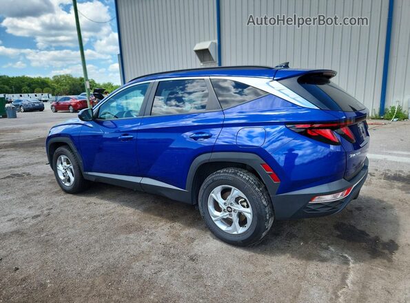 5NMJBCDEXRH350254 2024 HYUNDAI TUCSON Blue Trasero izquierdo