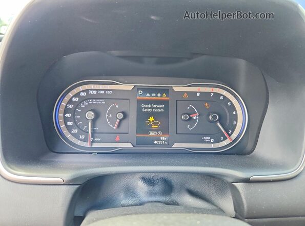 5NMJBCDEXRH350254 2024 HYUNDAI TUCSON Blue Vista del cuadro de instrumentos
