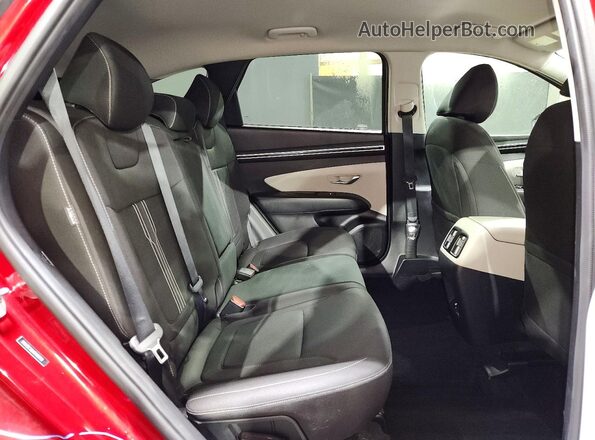 5NMJBCDEXRH407729 2024 HYUNDAI TUCSON Red Rear interior view