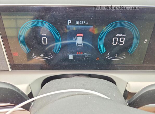 5NMJBCDEXTH706628 2026 HYUNDAI TUCSON Gray Widok zestawu wskaźników
