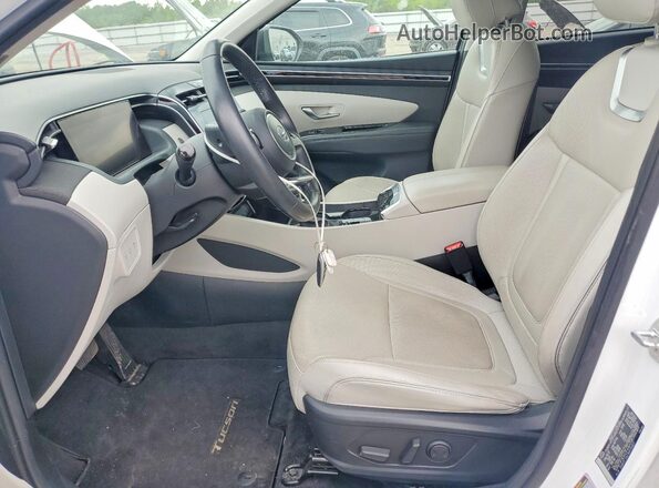5NMJC3AE1NH126821 2022 HYUNDAI TUCSON White Widok wnętrza z przodu