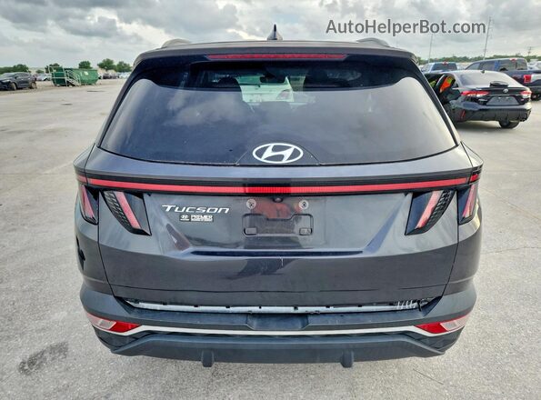 5NMJC3AE2NH021740 2022 HYUNDAI TUCSON Gray უკანა ხედი