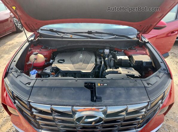 5NMJC3AE2NH067679 2022 HYUNDAI TUCSON Red Շարժիչի բաժամունքի տեսք