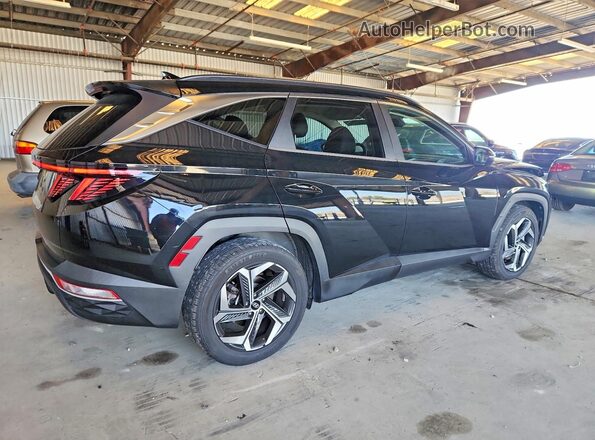5NMJC3AE3NH041432 2022 HYUNDAI TUCSON Black უკანა მარჯვენა