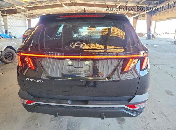 5NMJC3AE3NH041432 2022 HYUNDAI TUCSON Black უკანა ხედი