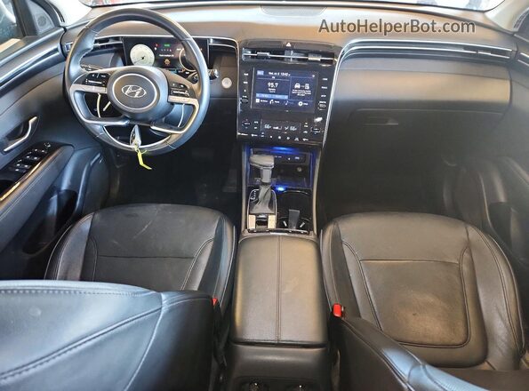 5NMJC3AE3NH041432 2022 HYUNDAI TUCSON Black წინა პანელის ხედი