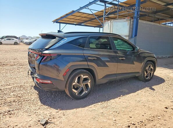 5NMJC3AE5NH001322 2022 HYUNDAI TUCSON Charcoal უკანა მარჯვენა