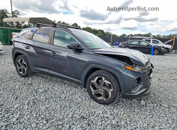 5NMJC3AE6NH043434 2022 HYUNDAI TUCSON Charcoal Передня права чверть