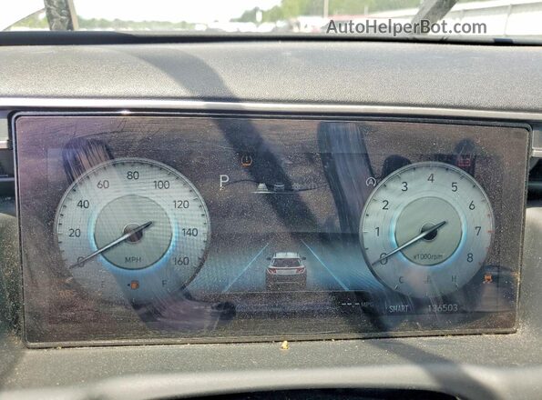 5NMJC3AE6NH079169 2022 HYUNDAI TUCSON Gray Vista del cuadro de instrumentos