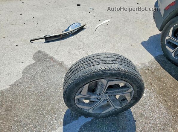 5NMJC3AE6NH079169 2022 HYUNDAI TUCSON Gray Vista de la etiqueta del VIN
