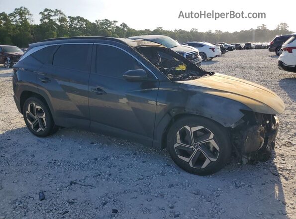 5NMJC3AE7NH018607 2022 HYUNDAI TUCSON Серый Передняя правая четверть